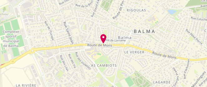 Plan de DE GUZMAN DE ST Nicolas Lucien, 23 Route de Mons, 31130 Balma