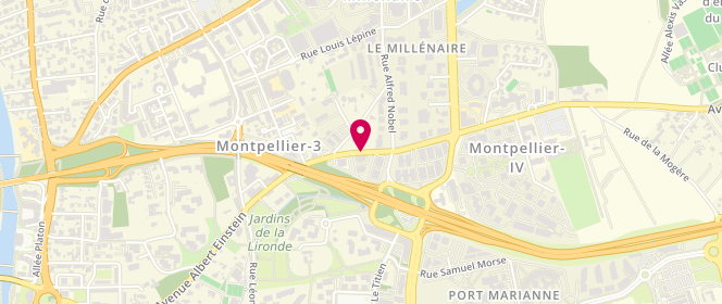 Plan de FOULLOY Remy, 1128 Avenue Albert Einstein, 34000 Montpellier