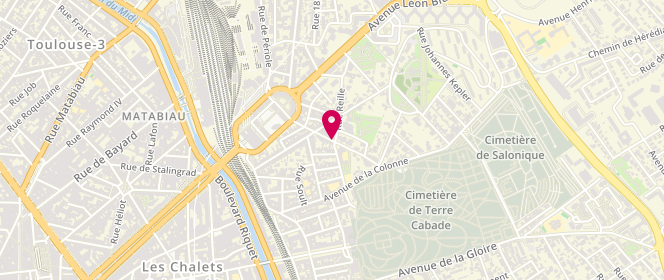 Plan de LOTTIER Thibaud, 26 Rue Montcabrier, 31500 Toulouse