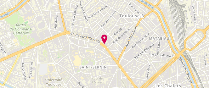 Plan de SIBONI Yves, 72 Boulevard de Strasbourg, 31000 Toulouse
