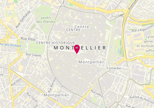 Plan de LE PAGE Philippe, 5 Place Martyrs de la Résistance, 34000 Montpellier