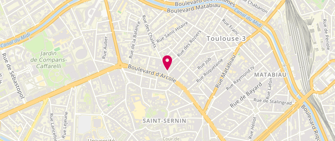 Plan de AUTHIER Bernard, 4 Rue des Chalets, 31000 Toulouse