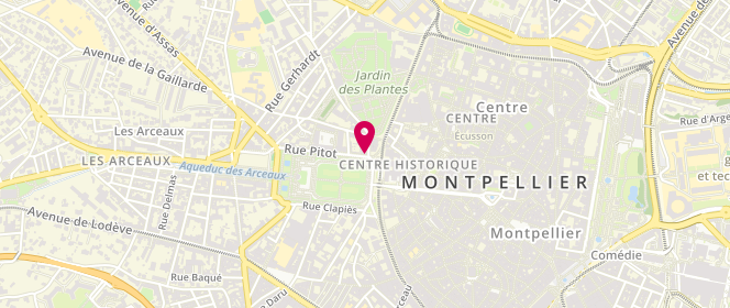Plan de COHEN Charles, 2 Bis Rue Pitot, 34000 Montpellier
