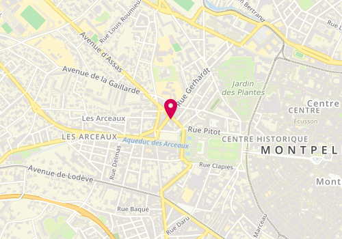 Plan de PEREZ Jean Marc, 9 Avenue d'Assas, 34000 Montpellier