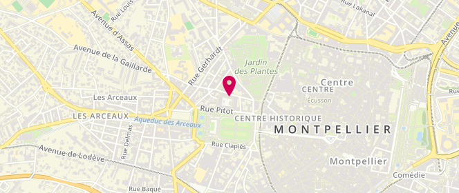 Plan de FLOUEST-LOPEZ Marie Anne, 45 Place Jacques Mirouze, 34000 Montpellier