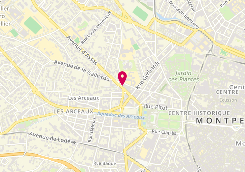 Plan de HUA Charlotte, 16 Avenue d'Assas, 34000 Montpellier