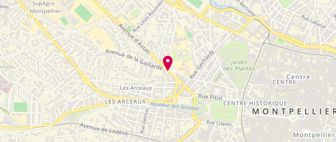 Plan de CLAVERIE Magali, 17 Avenue d'Assas, 34000 Montpellier
