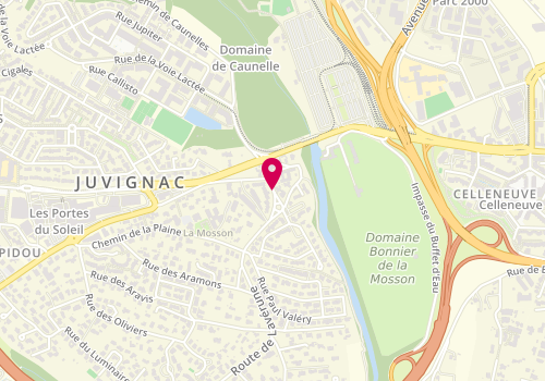 Plan de BRUCHET-LACAZIN Séverine, 15 Route de Laverune, 34990 Juvignac