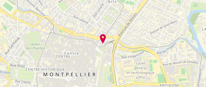Plan de MATHIEU Emilie, 6 Rue Fontaine Pila Saint Gély, 34000 Montpellier