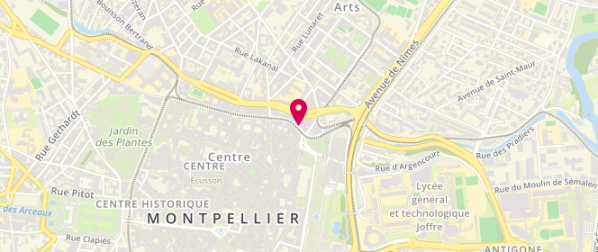Plan de KALLERT Isabelle, 29 Boulevard Louis Blanc, 34000 Montpellier
