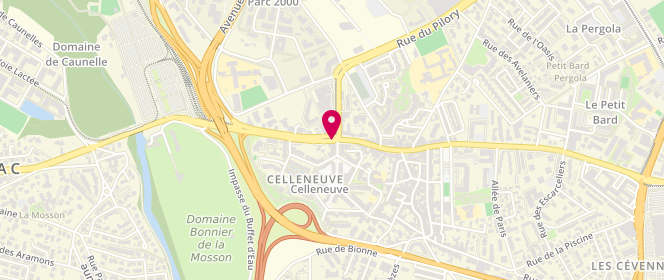 Plan de VERDIE-PETIBON Danielle, 55 Route de Lodeve, 34080 Montpellier