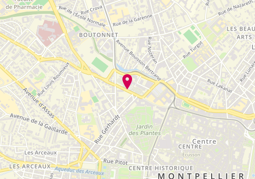 Plan de COMBE Matthieu, 300 Rue Auguste Broussonnet, 34090 Montpellier