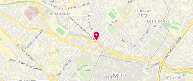 Plan de SULTAN Jocelyne, 14 Avenue Bouisson Bertrand, 34090 Montpellier