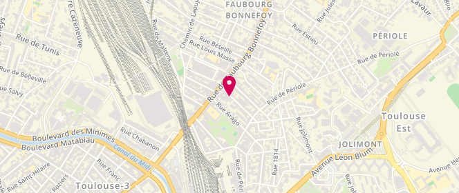 Plan de ASSEMLALI Safaa, 12 Rue d'Armagnac, 31500 Toulouse