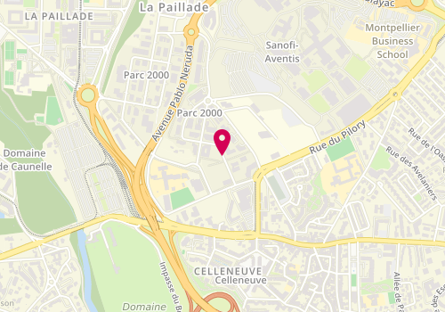 Plan de LEMAITRE Chloé, 127 Rue Maurice Béjart, 34080 Montpellier