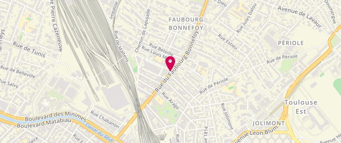 Plan de DERY Raphaël, 53 Rue du Faubourg Bonnefoy, 31500 Toulouse