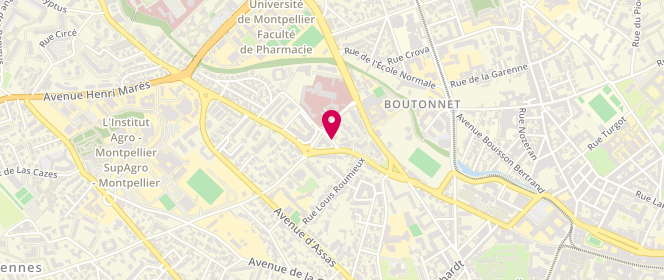 Plan de MOUTTET-BOIZAT Delphine, 57 Rue du Pous de Las Sers, 34090 Montpellier