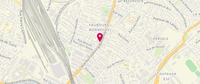 Plan de COURTEAUT Valérie, 87 Rue du Faubourg Bonnefoy, 31500 Toulouse