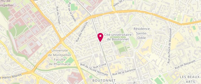 Plan de BAILLAT Vincent, 28 Avenue du Professeur Grasset, 34090 Montpellier