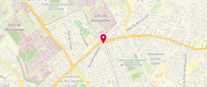 Plan de BONNET Jean, 49 Avenue du Professeur Grasset, 34090 Montpellier