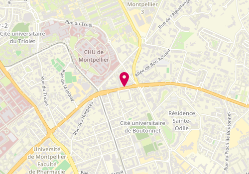 Plan de DARMON Pierre, 7 Rue Henri Dunant, 34090 Montpellier