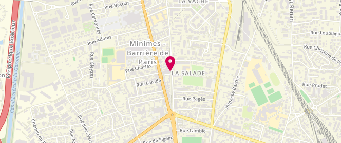 Plan de SÉNAC CAROLINE Dat, 61 Avenue de Fronton, 31200 Toulouse