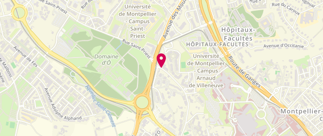 Plan de ALAUZET Fabien, 636 Rue de Saint Priest, 34090 Montpellier