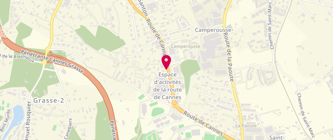 Plan de BEAUMONT Mélodie, 144 Route de Cannes, 06130 Grasse