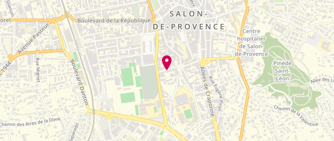 Plan de ALLAOUCHICHE Thierry, 93 Boulevard Louis Pasquet, 13300 Salon-de-Provence