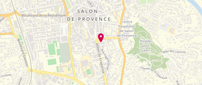 Plan de MAGNASCHI Serge, 118 Place Gambetta, 13300 Salon-de-Provence