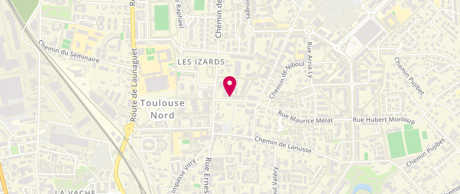 Plan de GUILLEVIC Sylvestre, 8 Rue du Colonel Paul Paillole, 31200 Toulouse