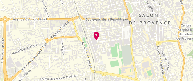 Plan de DAUMILLARE Alexandre, 114 Avenue Paul Bourret, 13300 Salon-de-Provence