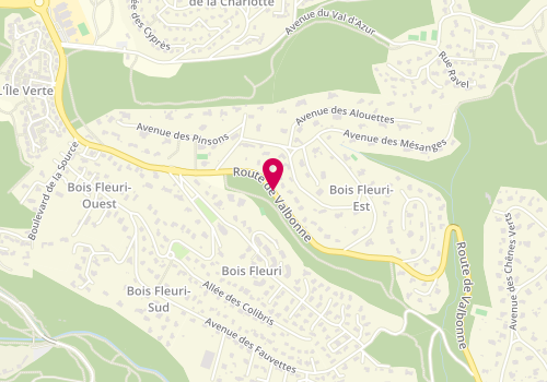 Plan de BURTIN Gilles, 4980 Route de Valbonne, 06410 Biot