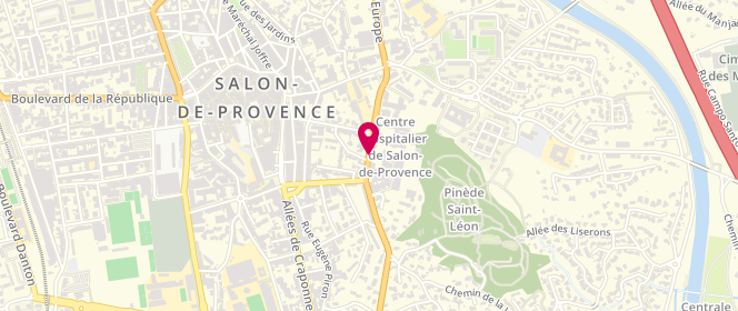Plan de EVESQUE Weronika, 207 Avenue Julien Fabre, 13658 Salon-de-Provence