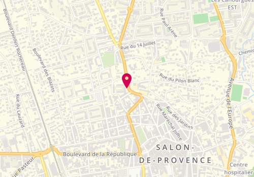 Plan de KALFON Yves, 117 Boulevard Ledru Rollin, 13300 Salon-de-Provence
