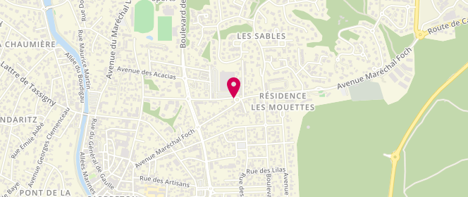 Plan de MOUNIER Gilles, 2 Rue du Bournes, 40130 Capbreton