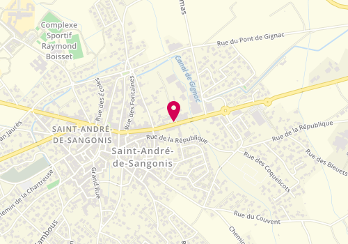 Plan de FEYSSEL Rémi, 52 Avenue de Montpellier, 34725 Saint-André-de-Sangonis
