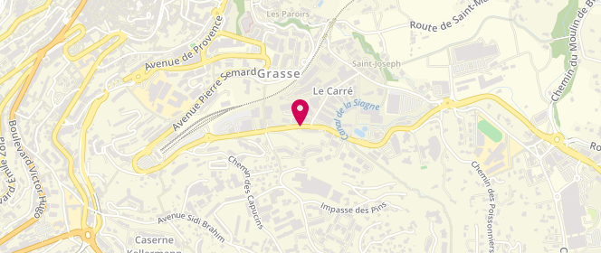 Plan de GHARBI Michaël, 47 Route de la Marigarde, 06130 Grasse