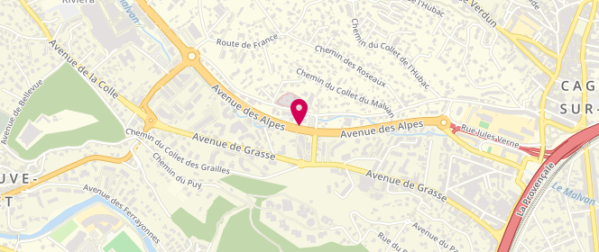 Plan de CHAMINADE Axel, 53 Avenue des Alpes, 06800 Cagnes-sur-Mer