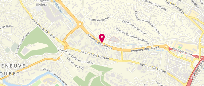 Plan de COTTA Claire, 119 Avenue des Alpes, 06800 Cagnes-sur-Mer