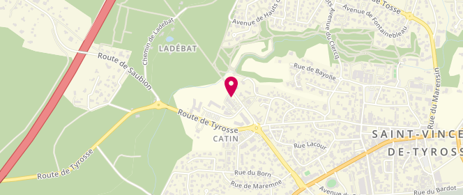 Plan de CASTAING David, Chemin de Mattecu, 40230 Saint-Vincent-de-Tyrosse