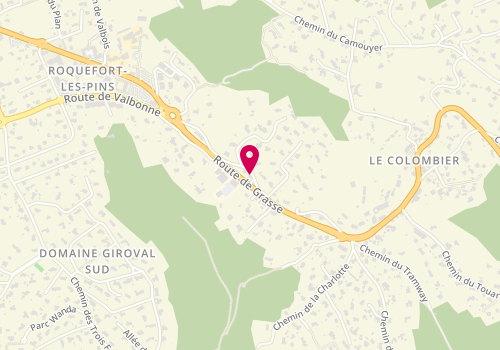 Plan de RUCHIER BERQUET Marie-Flavie, 4061 Route Departementale 2085, 06330 Roquefort-les-Pins