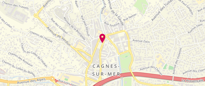 Plan de DEBUIGNE Xavier, 9 Place de Gaulle, 06800 Cagnes-sur-Mer