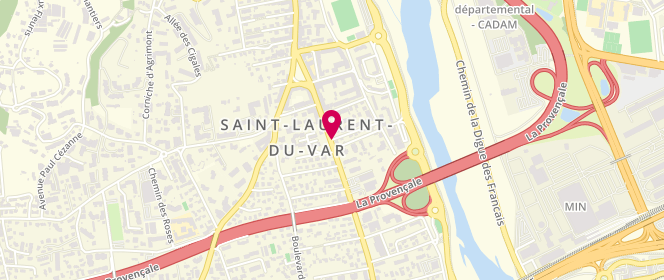 Plan de FORTIER Alexandra, 748 Avenue du Général de Gaulle, 06700 Saint-Laurent-du-Var