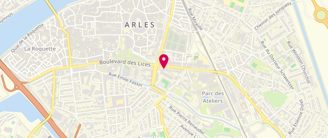Plan de BLONDEL Manuel, 3 Avenue Victor Hugo, 13200 Arles