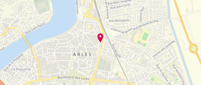 Plan de HELLIER Isabelle, 20 Boulevard Emile Combes, 13200 Arles