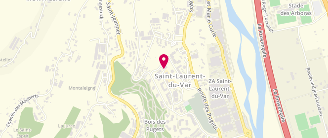 Plan de AUDIBERT Stéphanie, 320 Rue Jean Giono, 06700 Saint-Laurent-du-Var