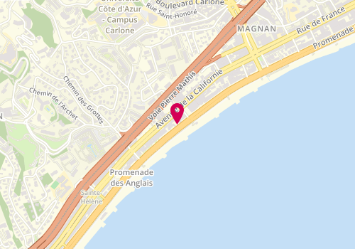 Plan de LOUIS Olivier, 167 Promenade des Anglais, 06200 Nice