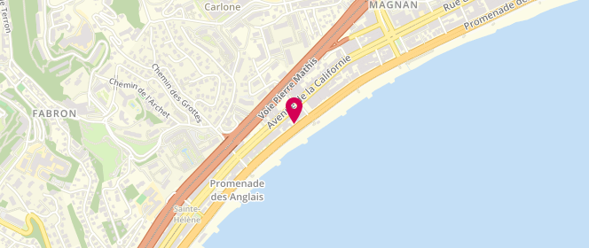 Plan de LOUIS Stéphan, 167 Promenade des Anglais, 06200 Nice