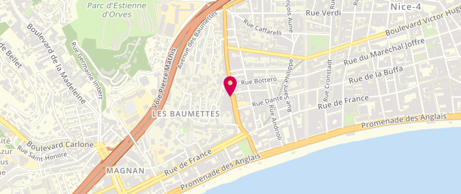Plan de DUFFAUD Martine, 21 Boulevard François Grosso, 06000 Nice